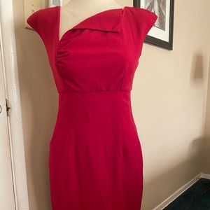 Beautiful red tailor dress very well made